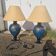 Paire de lampes en porcelaine de 1970