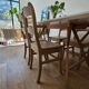 Vintage design table (Style Ouelette X Etch&Bolts) + Chairs