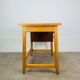 1950s wooden desk reconstruction, vintage