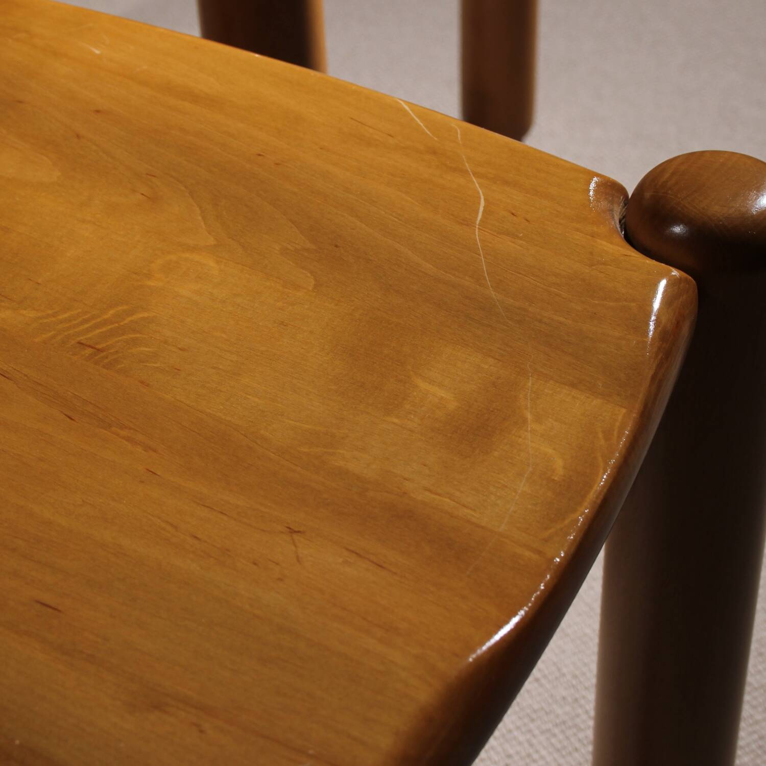 Six Chairs in Alder Wood by Rainer Daumiller | Denmark 1980s