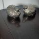 Silver-plated salt and pepper shakers