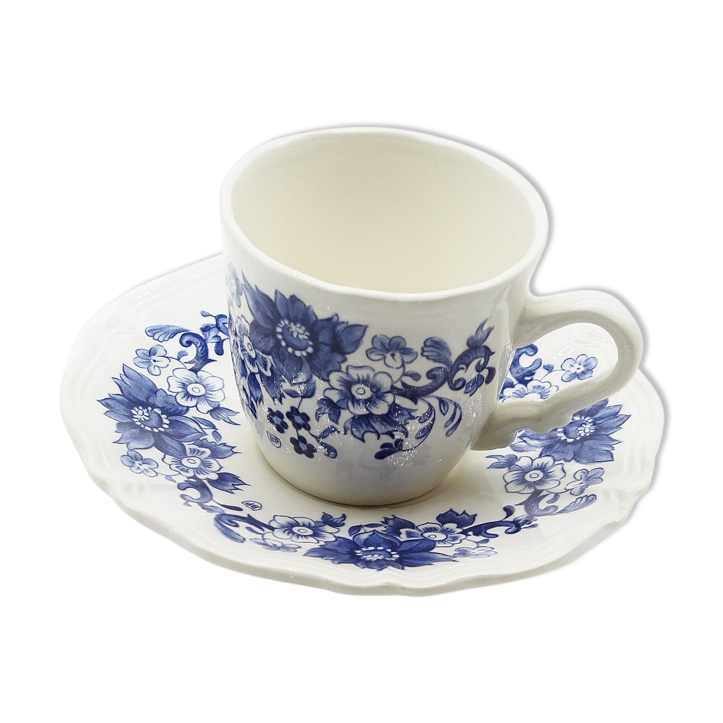 Cup with saucer Sarreguemines