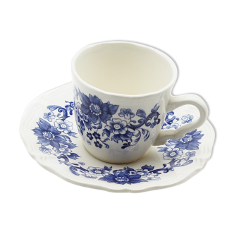Cup with saucer Sarreguemines