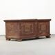 Antique Folk Art Painted bridal chest 1854