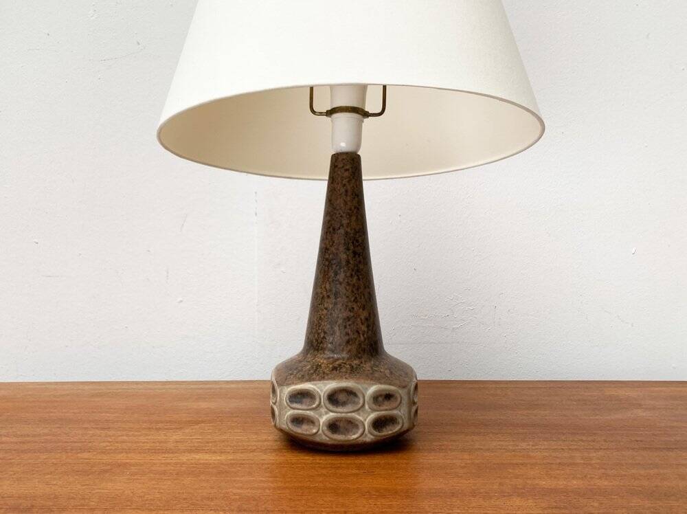 Mid-century studio pottery table lamp by Marianne Stark for Michael Andersen, 1960s.