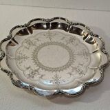 Round silver plated dish Alpacca Berndorf