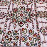 Suzani silk carpet 115x173cm