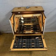 Mid Century Retro Teak & Lamination Cocktail Bar Cabinet (Circa 1950–1960)