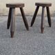 Pair of tripod stools