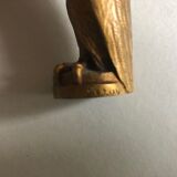 Napoleonic eagle sculpture in gilded bronze