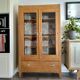 Parisian display cabinet in solid oak