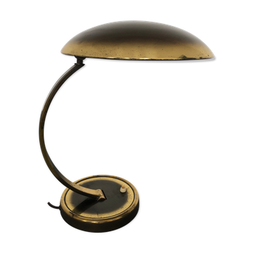 Brass bauhaus desk lamp 6751 by christian dell for kaiser leuchten, 1930s