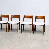 1970's sculptural Italian dining chairs