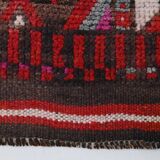 Red Navy Blue Turkish Runner Rug 76x283Cm SK 18873