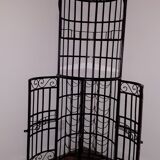 Wrought iron bar with bottles holder