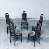 Model 207R Long John Dining Chairs from Thonet, 1979, Set of 5