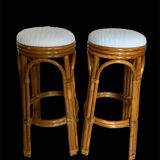 Rattan bar stools