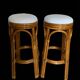 Tabourets de bar rotin