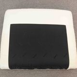 Maralunga 2-seater sofa in white leather by Vico Magistretti for Cassina