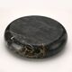 Vintage black and silver marble catchall, Italy, 1970s