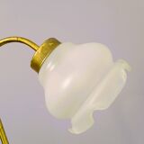 Lampe dorée fin XIXème