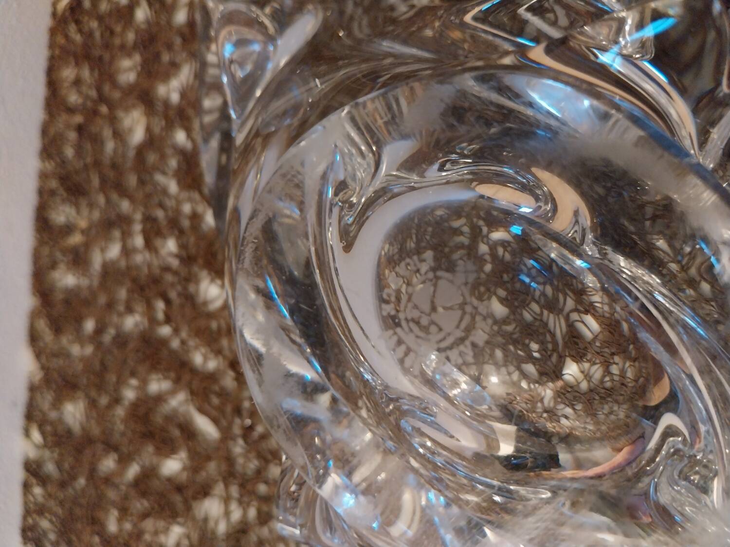 Crystal pocket emptier/ashtray