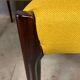 Newly upholstered Mid Century Vintage rosewood chairs