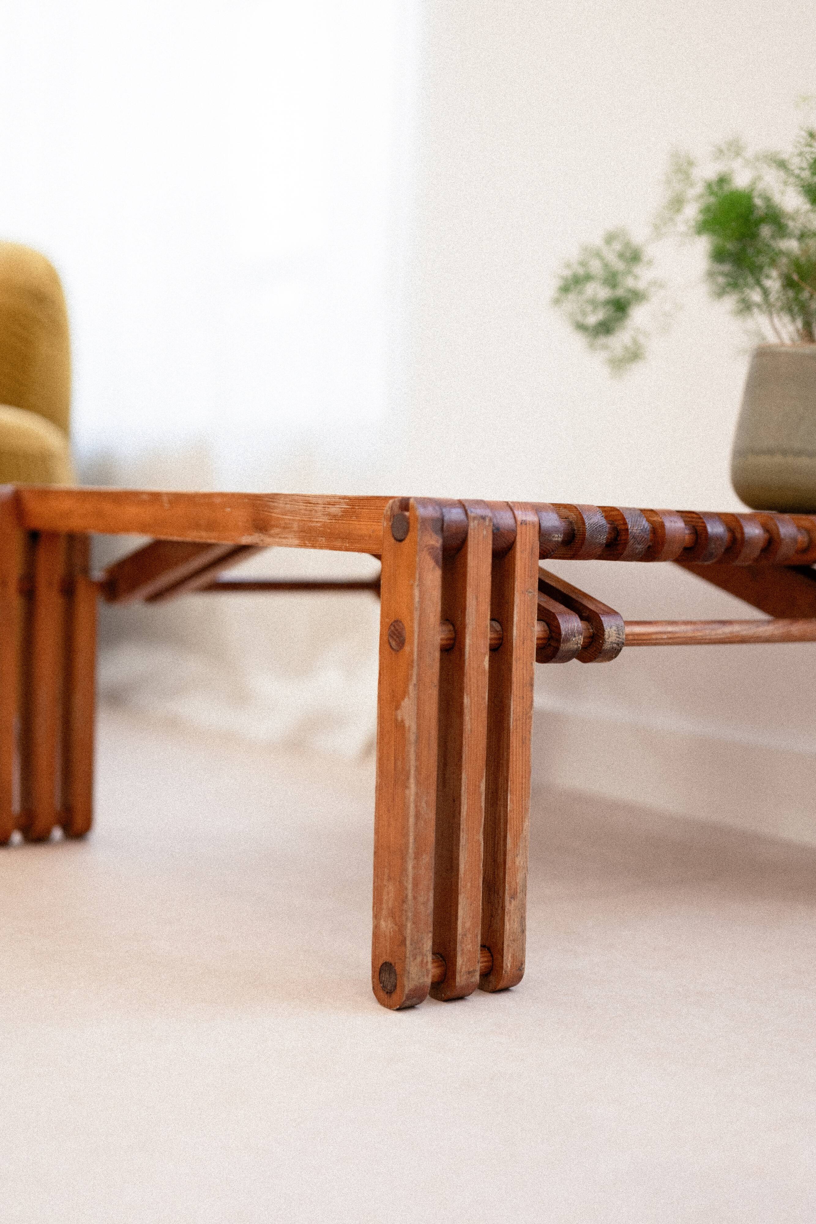 Jean Michel Chaudeurge, table basse pour Bruynzell