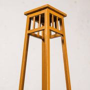 Porte plante en bois peint