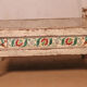 Old Burmese teak trade table original ecru patina
