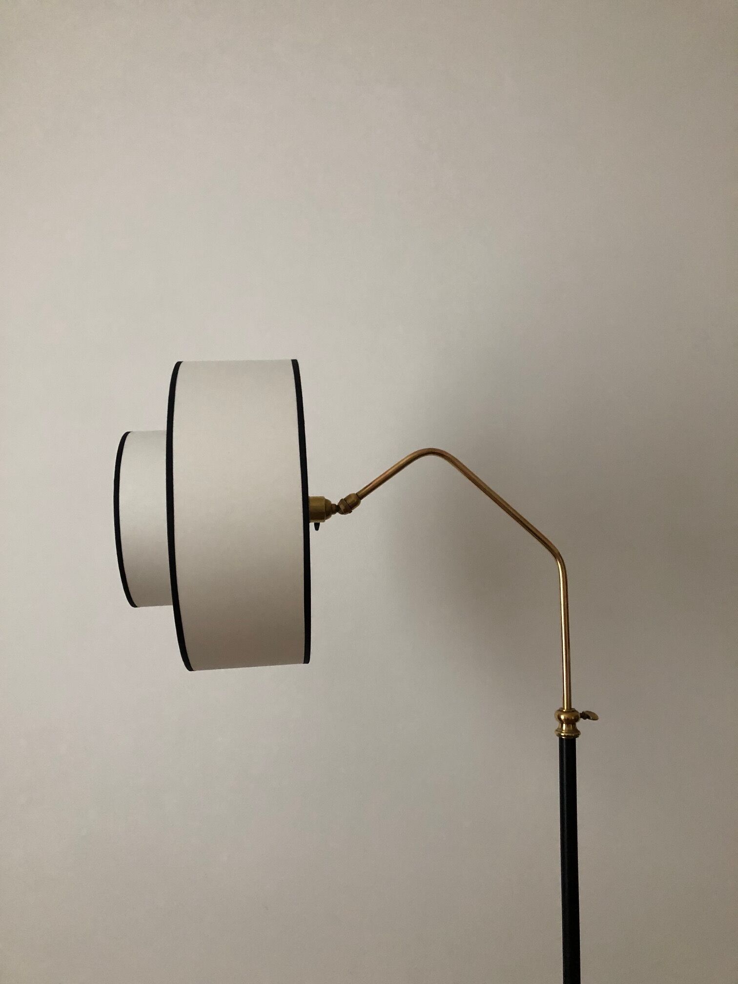Triple floor lamp rises down 1950-1960