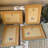 4 cadres femme et enfants