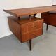 Mid-century Danish teak desk attributed to Louis van Teeffelen for Wébé, 1950s
