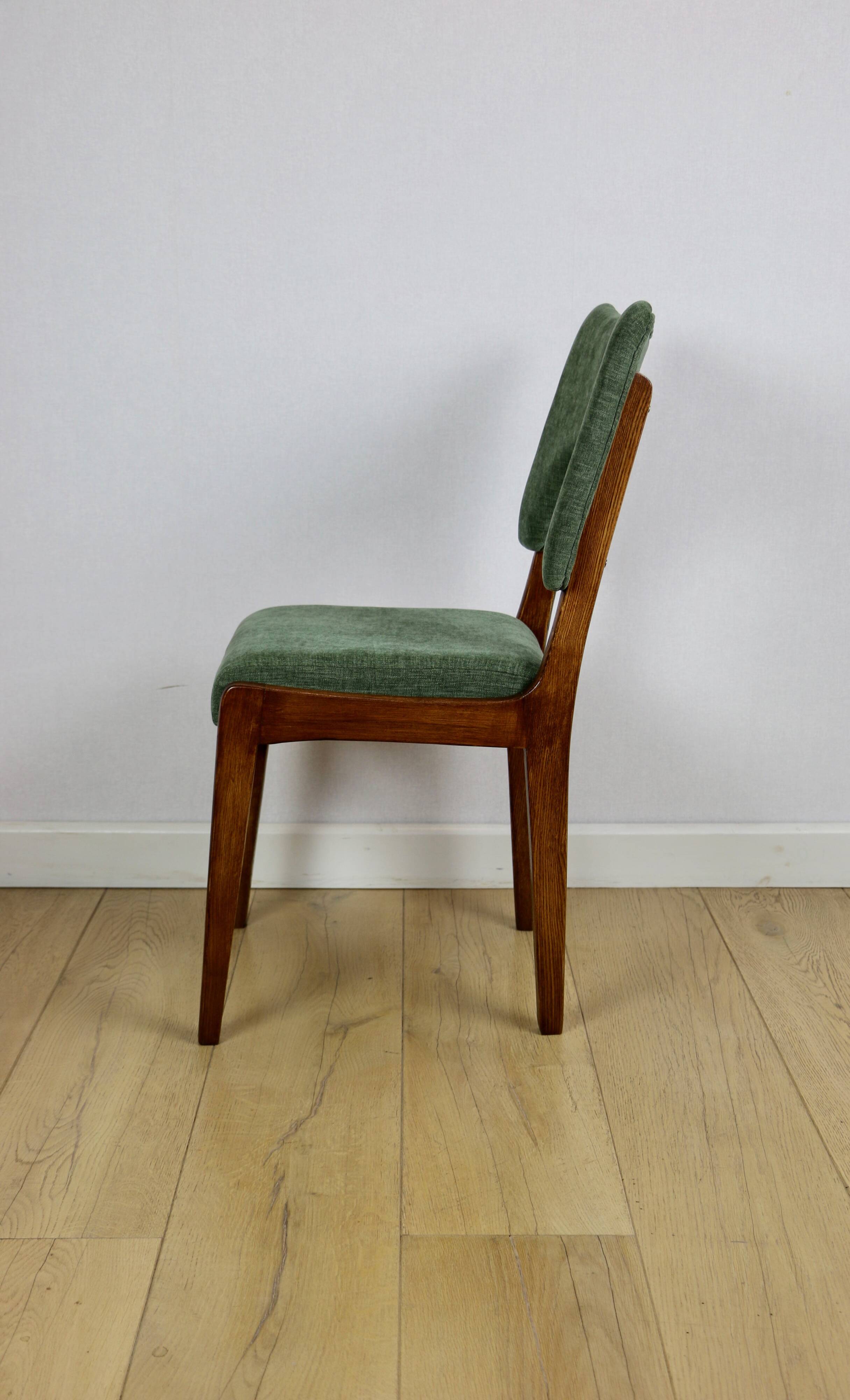 Chaises Vintage Hałas vert-olive vintage - 2 pièces - ensemble