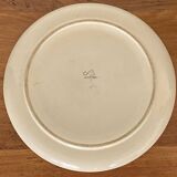 Iznik dish mid-20th century monogram floral decoration