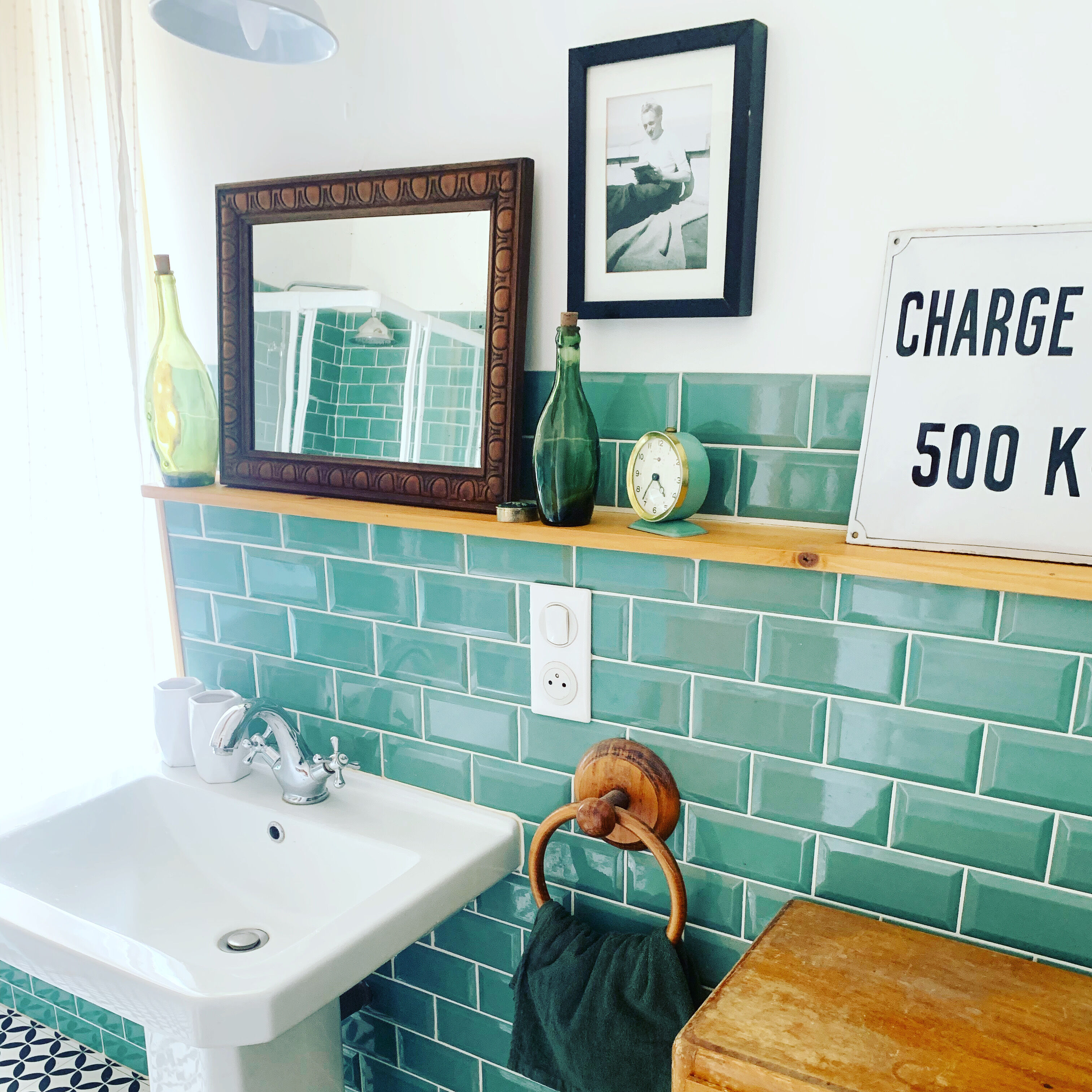 Vintage art deco mirror