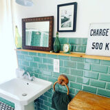 Vintage art deco mirror