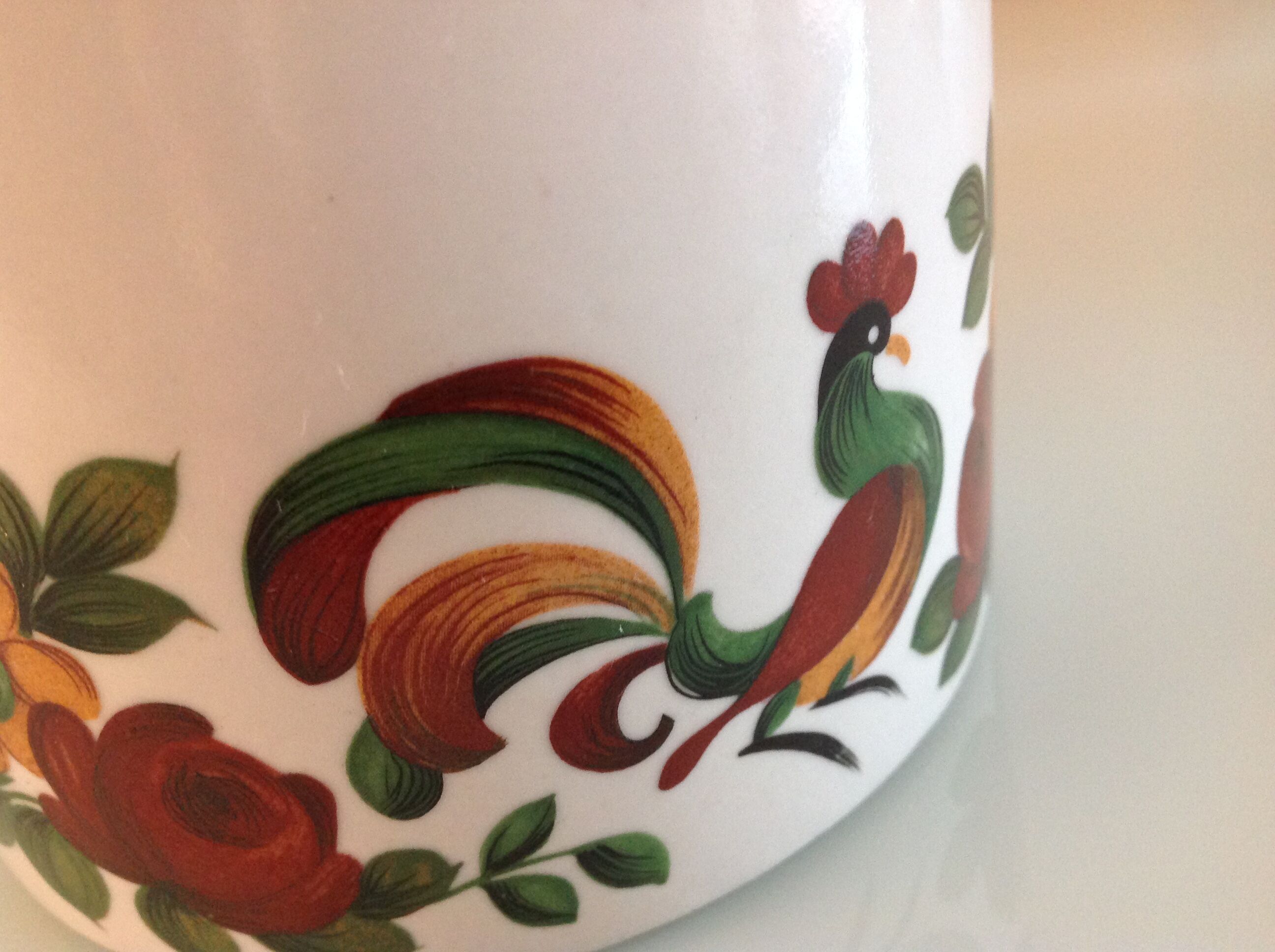 Pitcher in white ceramic by Grespots Digoin / vintage 70s