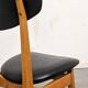 Series of 4 vintage chairs from the 50s/60s