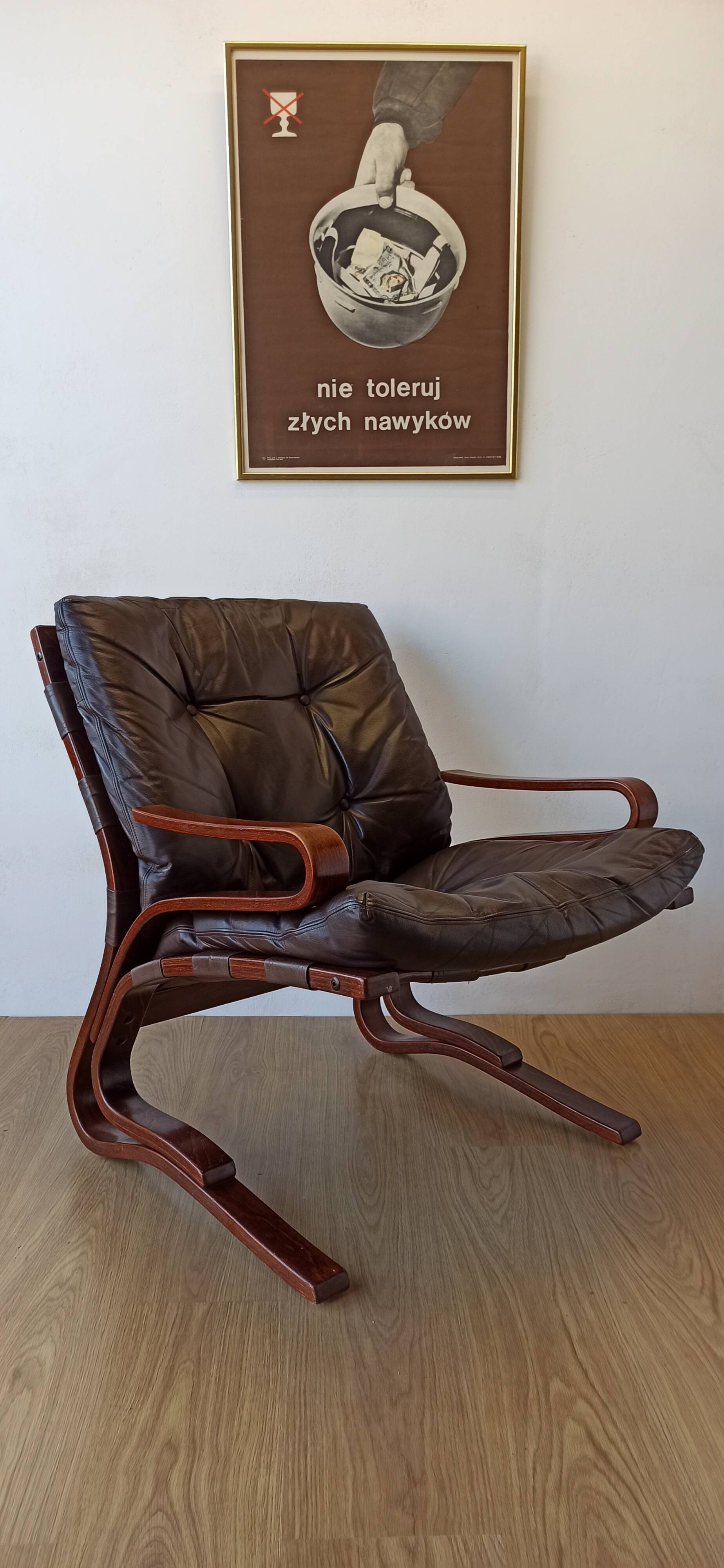 Scandinavian  Lounge Chair by Oddvin Rykken, 1960s.