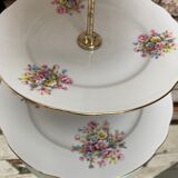 Silent servant flowered porcelain