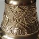 Cloche de Table Antique/Sancho Panza/Écuyer de Don Quichotte .En bronze doré.14,5 x 6,5 cm