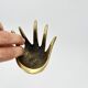 Brass Hand Ashtray, by Walter Bosse for Herta Baller, 1950s Austria