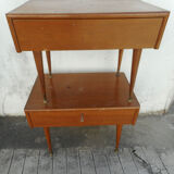 Pair of vintage bedside tables