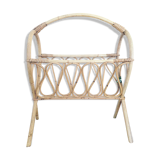 Rattan magazine holder