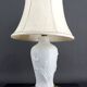 Biscuit porcelain lamp, "Calla Lily", by Nicholas Berbenczy, 1986