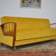 Yellow sleeper sofa 1960s