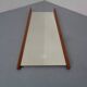 Large teak mirror by Uno & Östen Kristiansson for Luxus, Sweden, 1960s.