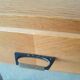 Vintage wooden compass foot bedside table