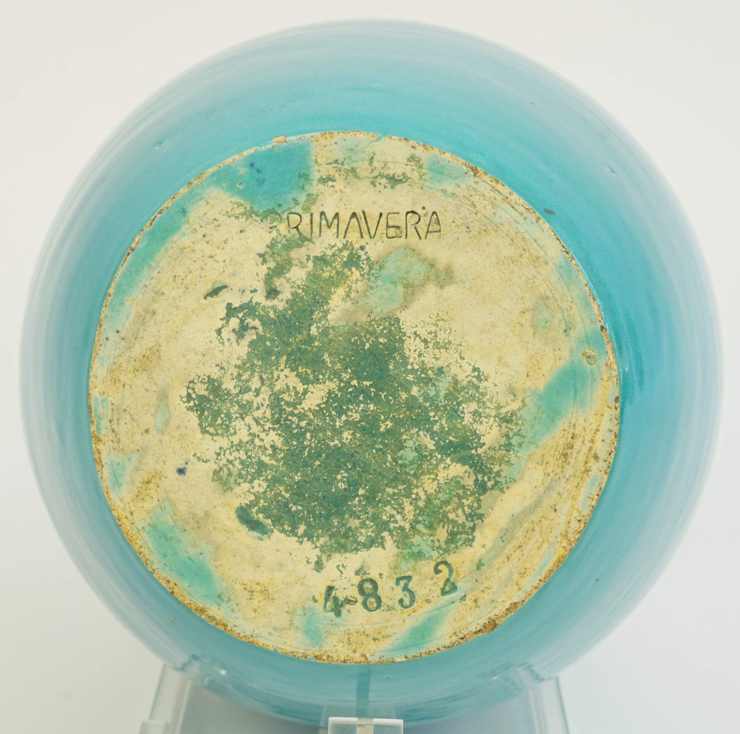 Vase céramique émaillée Primavera art deco